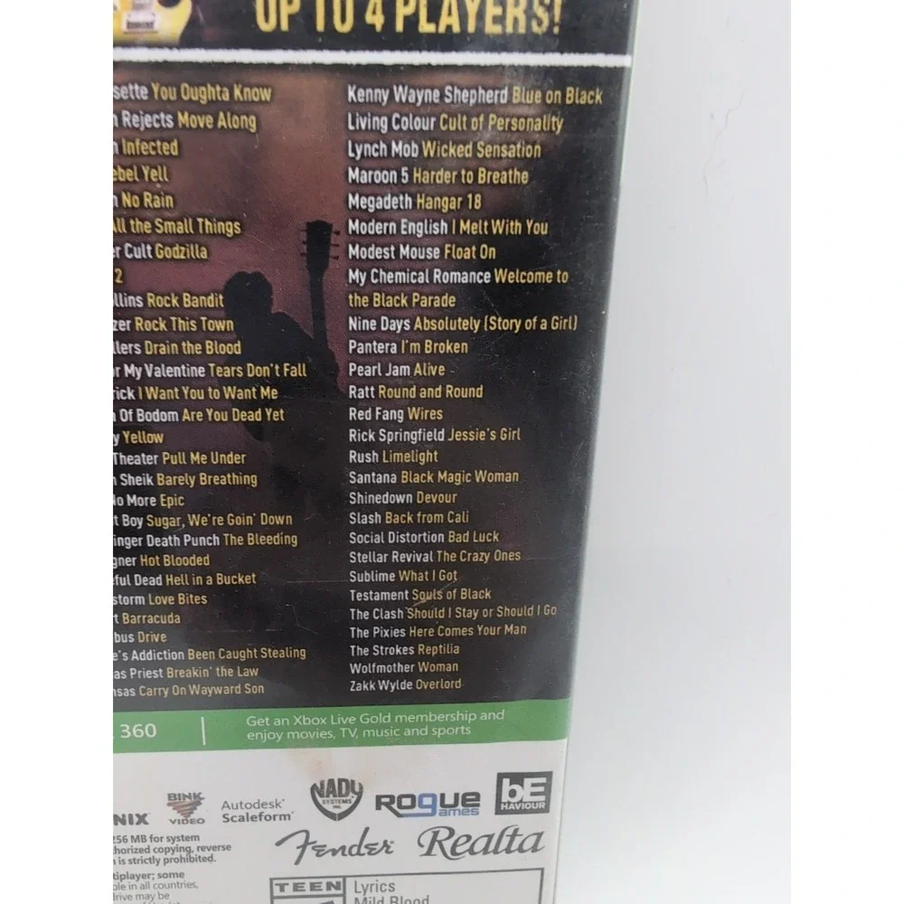 BandFuse: Rock Legends (Microsoft Xbox 360,‎ 2013)